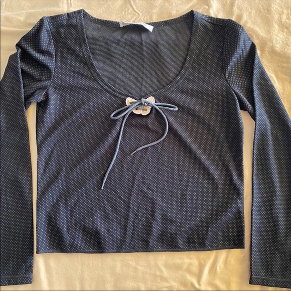 IN SEARCH OF Miu miu butterfly long sleeve top - Picture 2 of 5